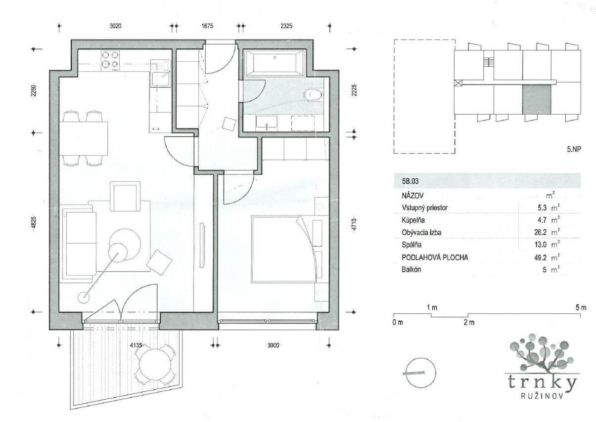 Air-Conditioned, 2 Room Apartment With Terrace Bratislava Exterior foto